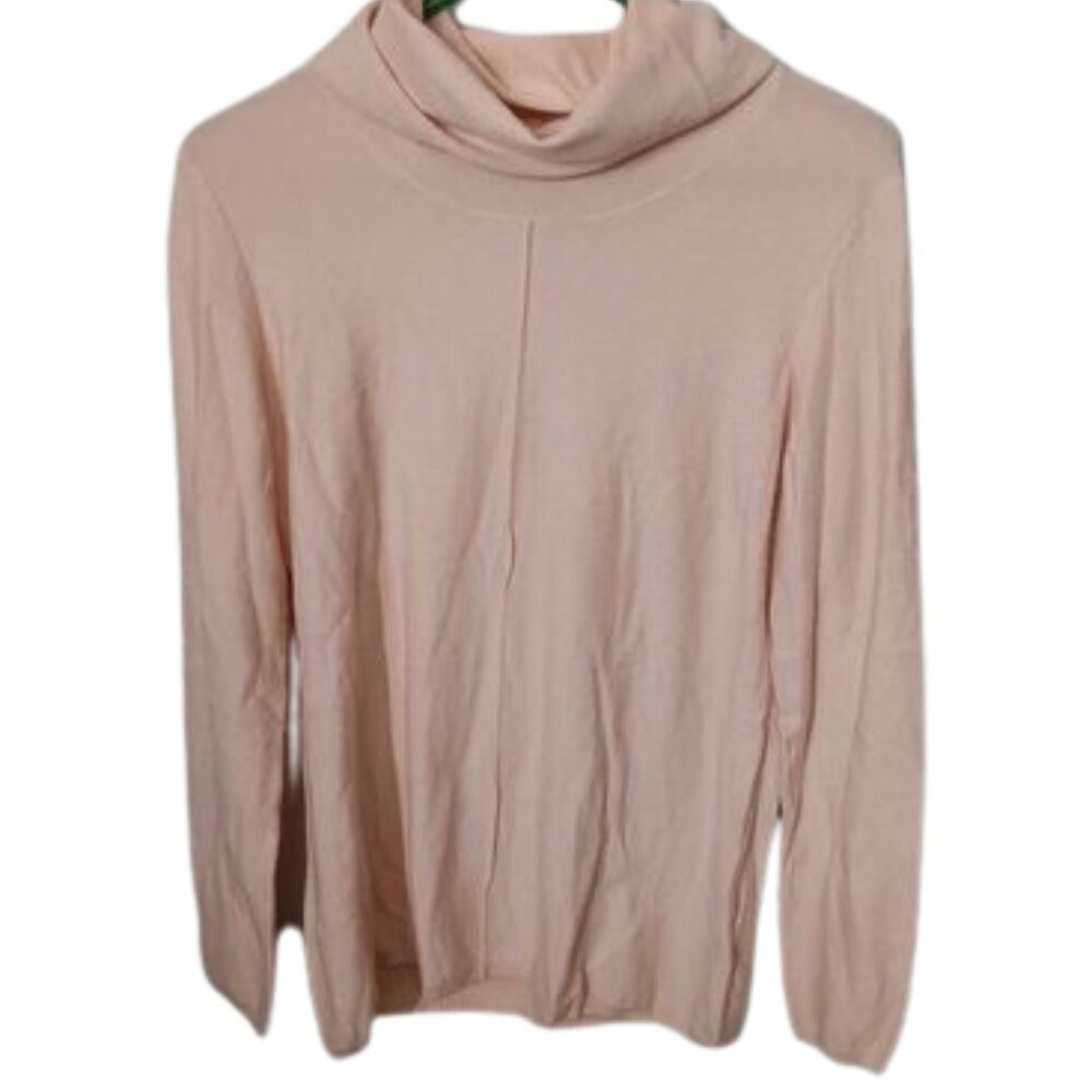 Calvin Klein Jeans Pale Pink Cowl Neck Sweater Size medium